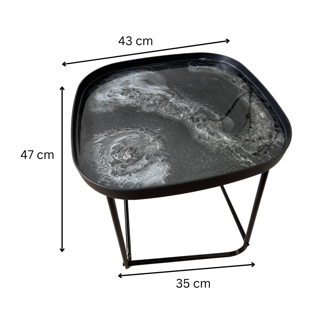 Black Geode Coffee Table