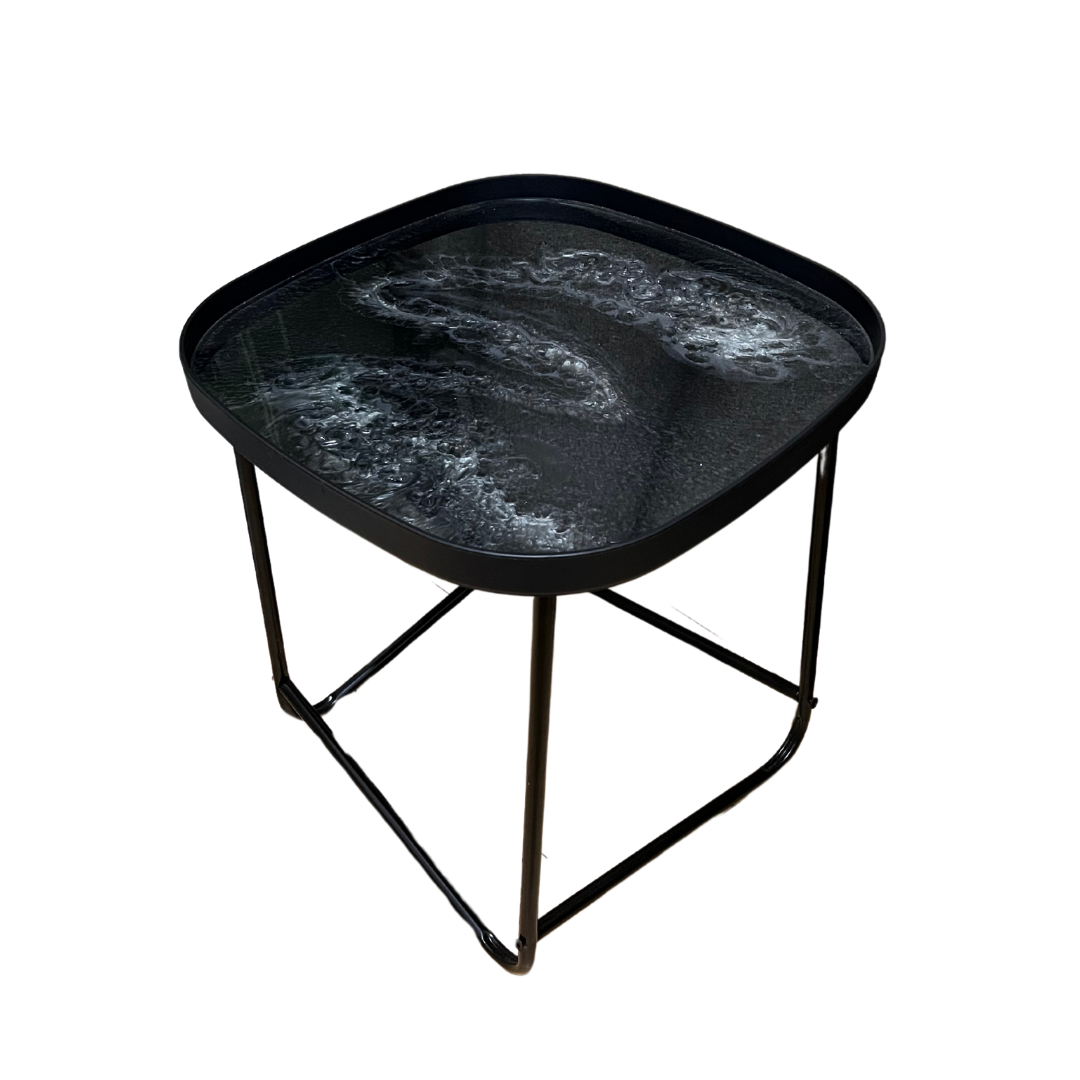 Black Geode Coffee Table