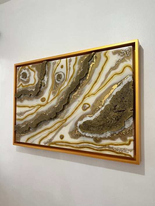 Geode Inspired art by Christeen Cereno