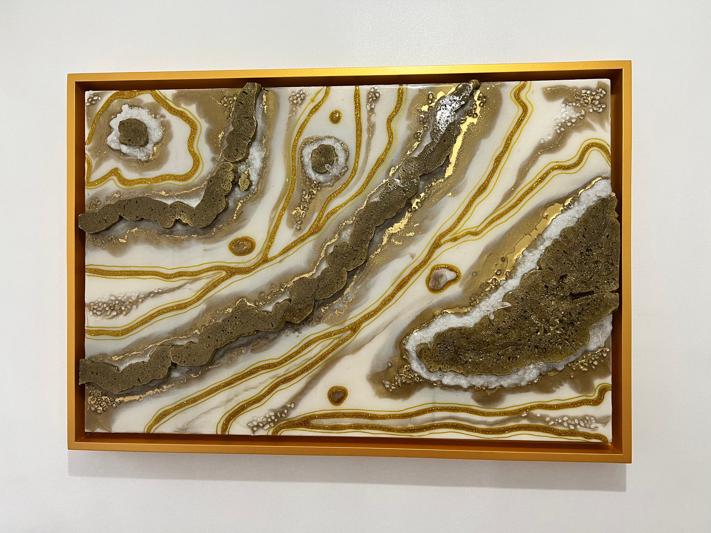 Geode Inspired art by Christeen Cereno