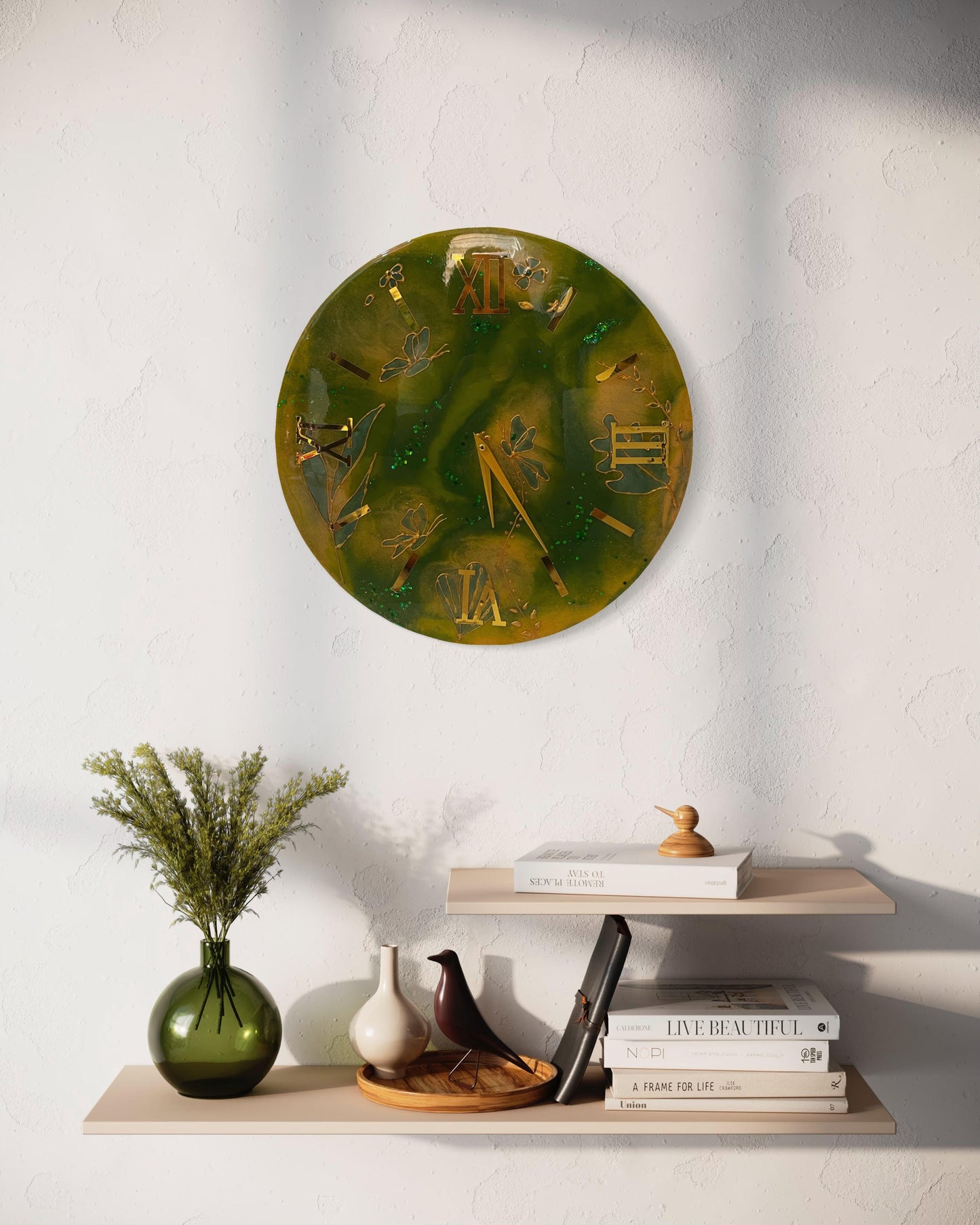 Midori Resin Wall Clock