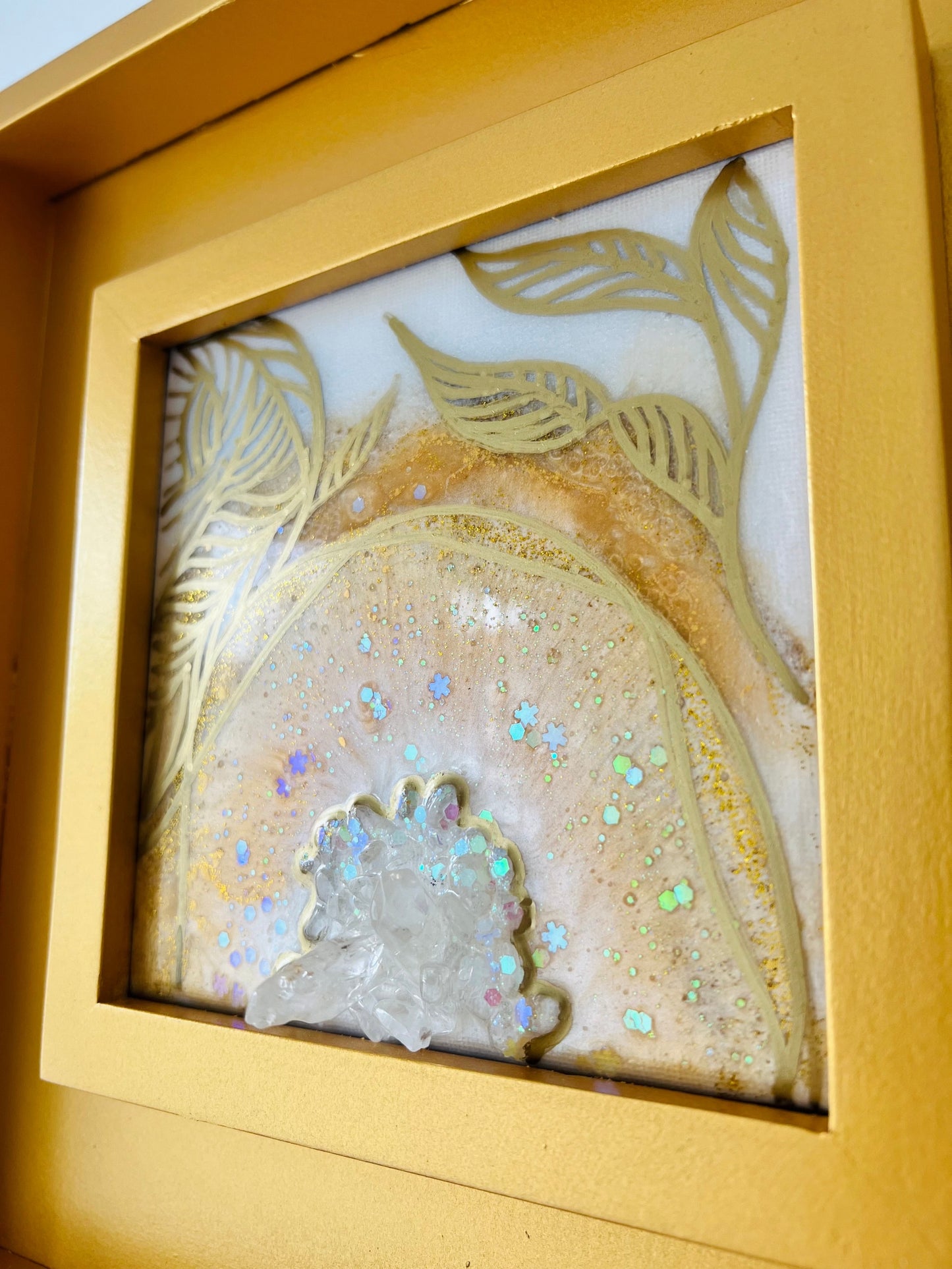 Geode Inspired art by Christeen Cereno